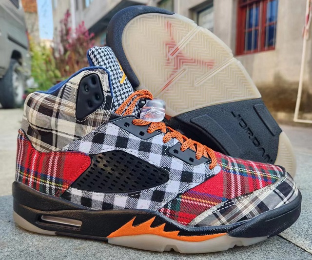 Air Jordan 5 Retro V Plaid